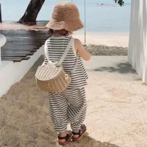 피크닉 가방 크로스 백팩 라탄 자전거 킥보드 다용도 (WFJ6DUJ)