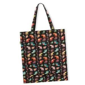 휴대용쇼퍼백 다용도 쇼핑 효과적인공간 포인트디자인 보조가방 타일랜드 (WFJ6ZBR)