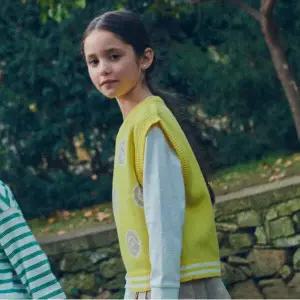 [보리보리/헤지스 키즈]헤지스키즈 테니스클럽 풀오버 베스트 HTS21KV56G_YE