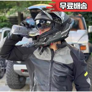 블루투스 인터콤이 있는 오토바이 고스트 페이스 헬멧 남녀 공용 오프로드 장거리 여행용
