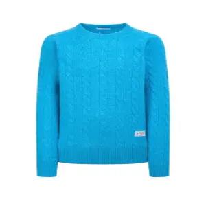 헤지스남성 로고장식 울 니트 HZSW5D403T222438362372094382