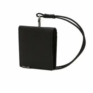 [질스튜어트 핸드백] JUHO6E550BK 블랙 로고장식 소가죽 카드지갑