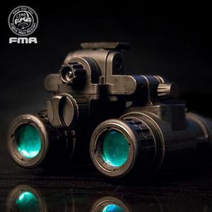 FMA 전술 헬멧 NVG AN-PVS31 더미 모델 라이트 기능 버전 TB1284-B 리스 장식만 있음