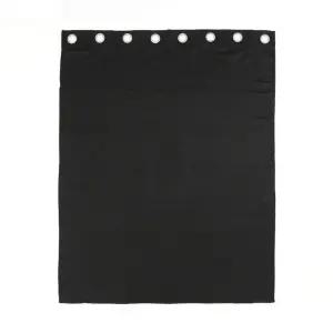 햇빛차단 암막커튼 2장세트 132x160cm 블랙 방한커튼