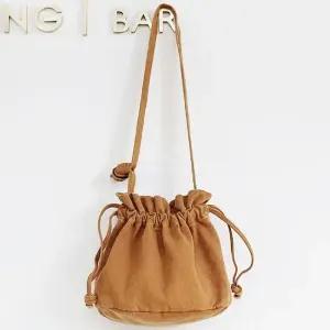 복조리 크로스백 브라운 대학생 복주머니 가방 선물