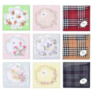 국산 남자 여자 고급순면 자수 손수건 낱장 답례품 선물 여성손수건