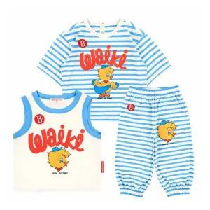 [롯데백화점]베베드피노 와이키 스트라이프 라운지웨어 세트 BP51OS301