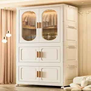 360 이동식 폴딩수납장 특대형 다용도실 리빙톤