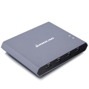 IOGEAR 액세스 프로 플러스 2포트 USB-C KVM 스위치 1 모니터 2 컴퓨터 4K 60Hz 디스플레이포트 출력 4포트 USB 허브 100W 파워 썬더볼트 3/4 호환 리모컨(GCS1602CC)