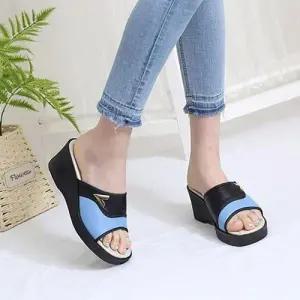 사무실슬리퍼 실내화 통굽 키높이신발 여름슈즈 WA4387A