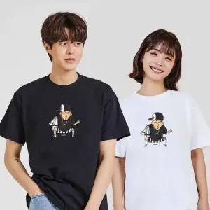 키밍 BOY 디지털프린팅 인쇄티셔츠 반팔티 오버핏 AG W8DEB7E