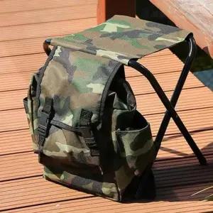 밀리터리 접이식 배낭의자 낚시 캠핑의자 생활용품 가정용품 생필품