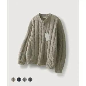 MOOD INSIDE 소노 케이블 헨리넥 니트_4Color 소노 케이블 헨리넥 니트_4Color 364539