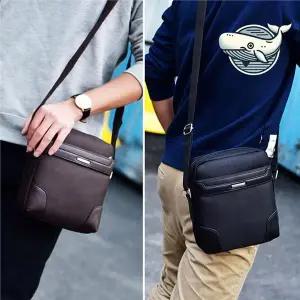 [하프클럽/]심플한 남성용 크로스백 실용적인 오피스