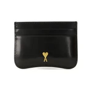 [아미] 아미 25FW 하트 로고 카드지갑 블랙 USL706 AL0139 001