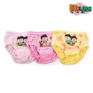 [하프클럽/]택1 팬티 여아 3종세트 흔한남매 퍼니