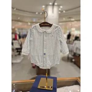 [쇼콜라](타임스퀘어점패션관)(신생아 출산 백일선물)BL쁘띠체크슈트 (TNPMUS062B)