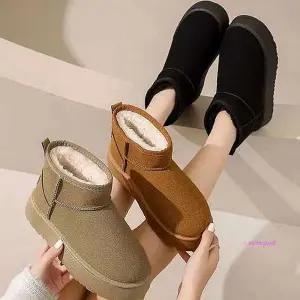 여성 워커 스웨이드 신발 퍼 털부츠 방한화 퍼워커vwx299