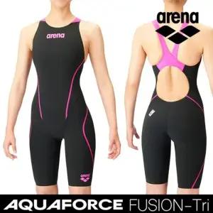 아레나 여아동 경기용 반전신 수영복 5부 F120768