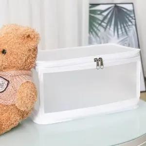 다용도 수납 정리함 손잡이형 양쪽 보관함 깔끔한 정리박스 (WFKAWNM)