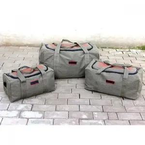 [라일리] Rly 캔버스 아웃도어 여행용 대형 토트백 캠핑 수납  44243491)