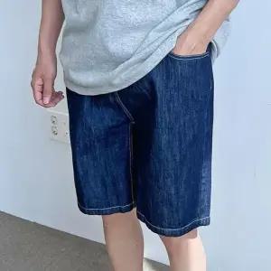 남자쿨반 남자반 데님팬츠 여름 남자편한 남성여름 남자 남자린넨반 남자면반