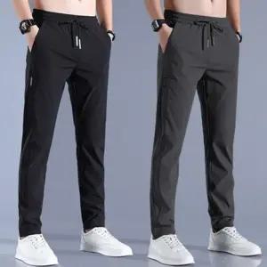 데일리 여름철 남자바지 남자 남자조거바지 밴딩형 쿨링원단 남자홈웨어