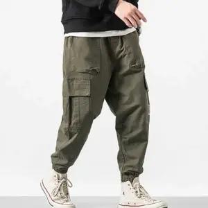 멀티포켓긴바지 가을편한바지 밴딩조거팬츠 간절기 남자조거팬츠 힙한 캐쥬얼