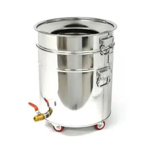 소 음식쓰레기통 음쓰통 스텐 수거통 쓰레기통 음식물수거용기 짬통 잔반통 스텐잔반