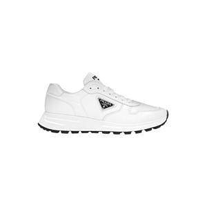 [프라다]프라다 리나일론 레더 스니커즈 화이트 남성 2EE443 3LF5 F0964