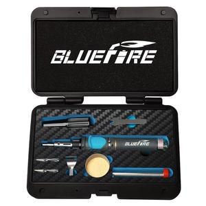 BLUEFIRE MRT-1117K 무선 부탄 납땜 아이언 키트 전자제품, 보석, 용접 및 브레이징용 다목적 미니 토치|자발 점화, 화염 제어, 경량, 급속 가열, 팽창 가능