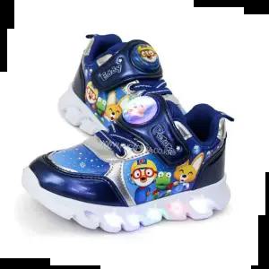 초등학생운동화 뽀로로 스페이스 LED 발광 운동화 남아 캐릭터 아동화