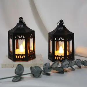 [하프클럽/]캔들케이스 랜턴 -블랙 미니캔들 블랙미니캔들워머 캔