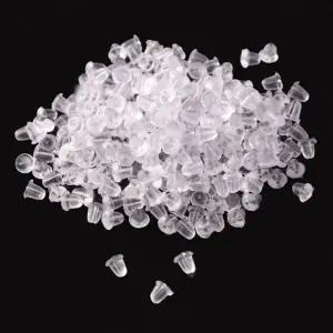 [하프클럽/]귀걸이 베이직 실리콘 클러치 4mm 올데이 200개(1팩)