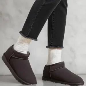 [옷자락]남녀 겨울 커플 부츠 보온 안감 스티치 앵클 슈즈