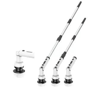 욕실 전동 청소솔 무선 충전식 헤드 틈새 자동 브러시