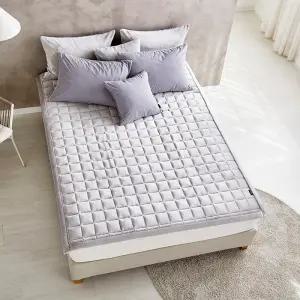 시몬 극세사 패드 킹(180x210cm)(그레이바이올렛공용)