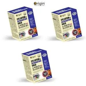 오리진 눈 루테인 앤 아스타잔틴 골드 500mg x 30캡슐 2+1 총 90캡슐