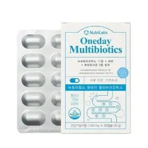 [뉴트리랩스] 뉴트리랩스 원데이 멀티바이오틱스 500mg x 60캡슐
