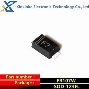 SMD 고속 복구 다이오드 정류기  FR107W F7 SOD-123FL  1000V  1A  50 개