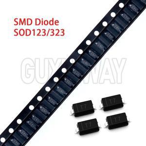 100피스 SMD 다이오드 SOD-123 1N5819 1N4007 1N4148 숏키