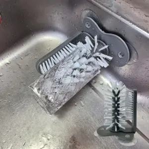 부착형 만능 컵 세척 브러쉬 컵세척 텀블러세척솔 세척솔 주방세척솔