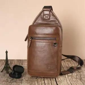 캐주얼 천연 남성크로스백 미니크로스바디백 크로 WFIQ7AU