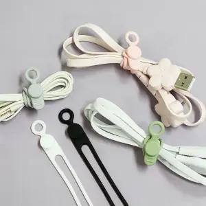 타이 실리콘 케이블 고리형 106mm (WFKBKSL)