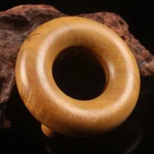 세발 두피 마사지 지링 나무 원목 선물 경락 안마 (WFKBALW)