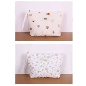 [하프클럽/]누빔가방 국내 순면 다용도 누빔 기저귀 파우치 선택 미니백