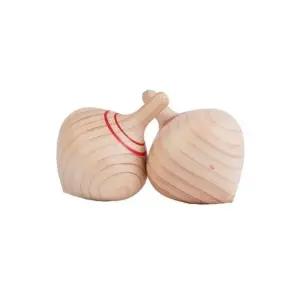 편백나무지압봉 미니팽이 2개입 지압기 미니편백팽이 (WFKBZO6)