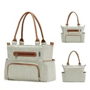 [하프클럽/]엄마백팩 모던 숄더백 데일리 기저귀가방 백팩 유모차백 6피스