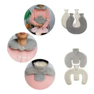 찜질 목 어깨 보온 물주머니 U형 M형 손난로 겨울 방한