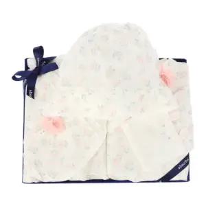 [갤러리아] (말띠,임신축하,태교,출산)꽃토끼뱀부배냇저고리+모자+속싸개(A1A-16119)